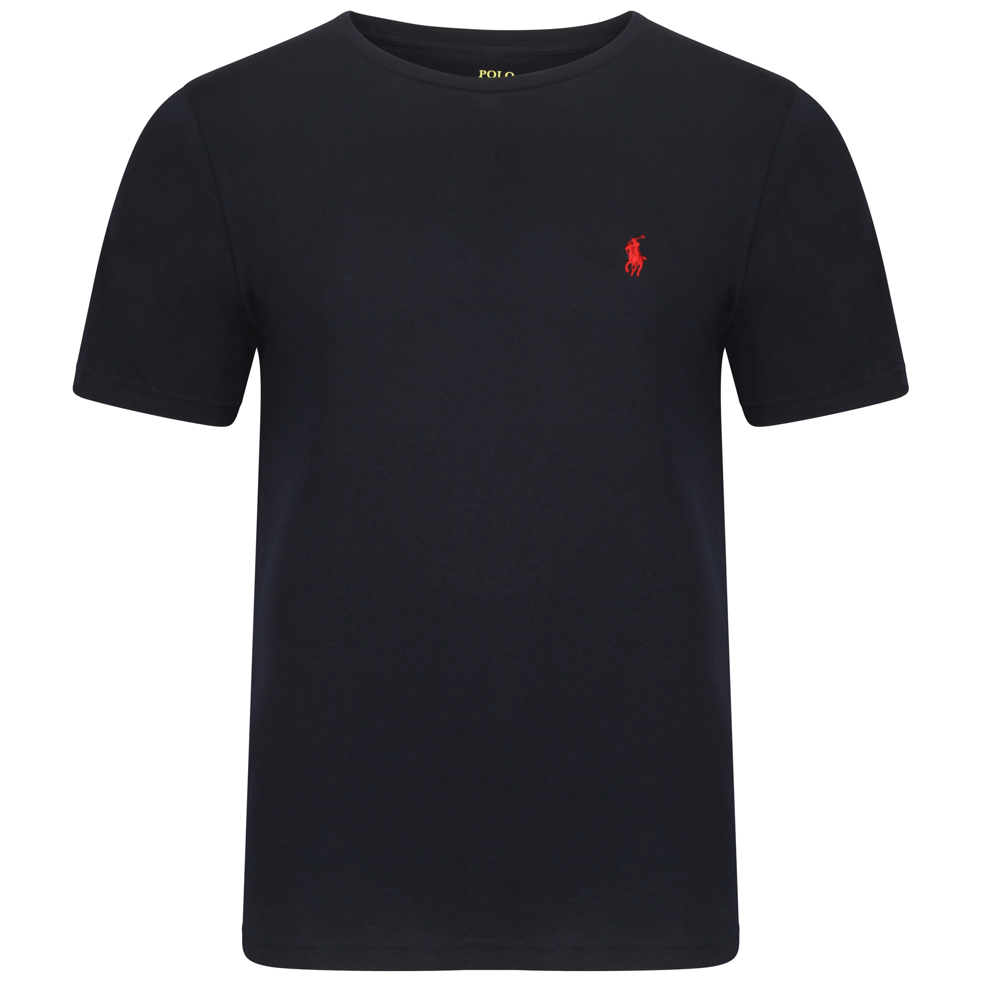 Ralph Lauren Short Sleeve Crew T-Shirt. Custom Fit in Navy Blue ...