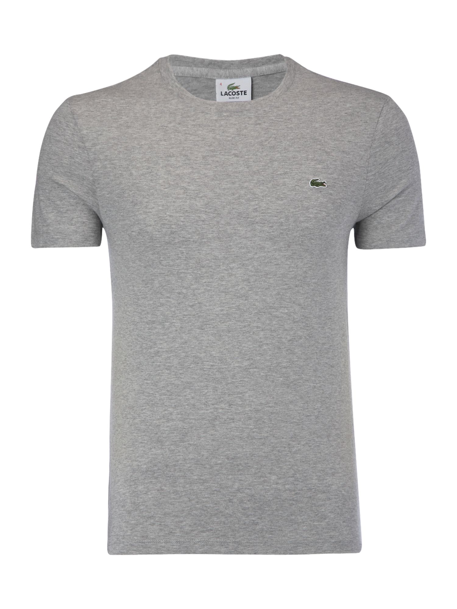 Lacoste Short Sleeve Crew T-Shirt in Grey - INTOTO7 Menswear