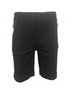 Hugo Boss Cotton Athleisure Jogger Shorts in Black