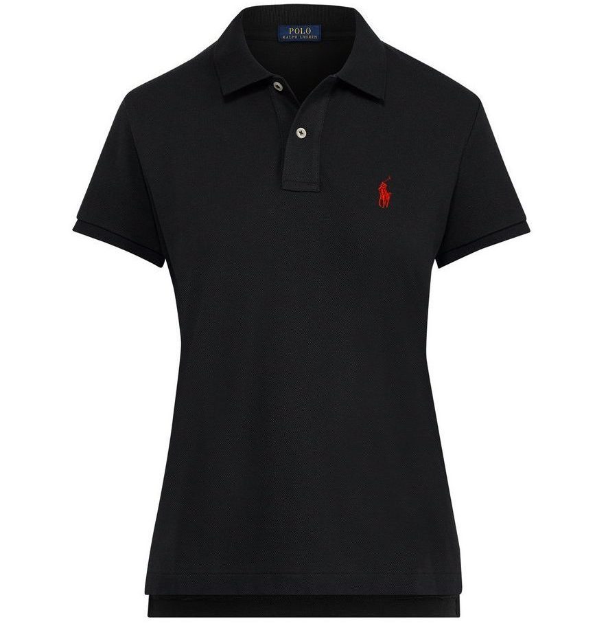 Ralph Lauren Women's Polo Shirt Small Pony. The Skinny Polo in Black ...